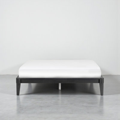 NTC Sapa Solid Wood Platform Bed Frame – Minimalist, Japanese Joinery, No Box Spring Needed, Silent Slats, Easy Assembly