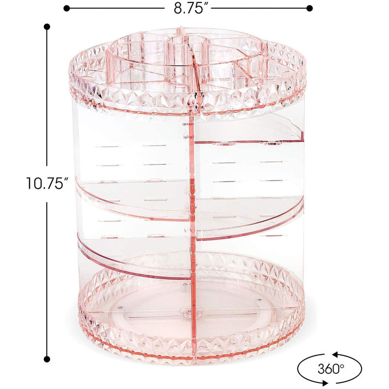Melra Polystyrene Oraganiser, Pink