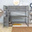 Lit mezzanine double 2 tiroirs avec bureau intégré Garance par Harriet Bee-1674991728