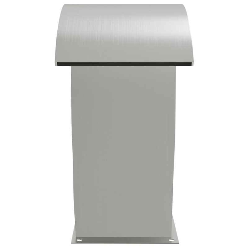 Kahwajian Outdoor Stainless Steel Pool Fountain, 27.6" H x 8.7" W x 23.6" D