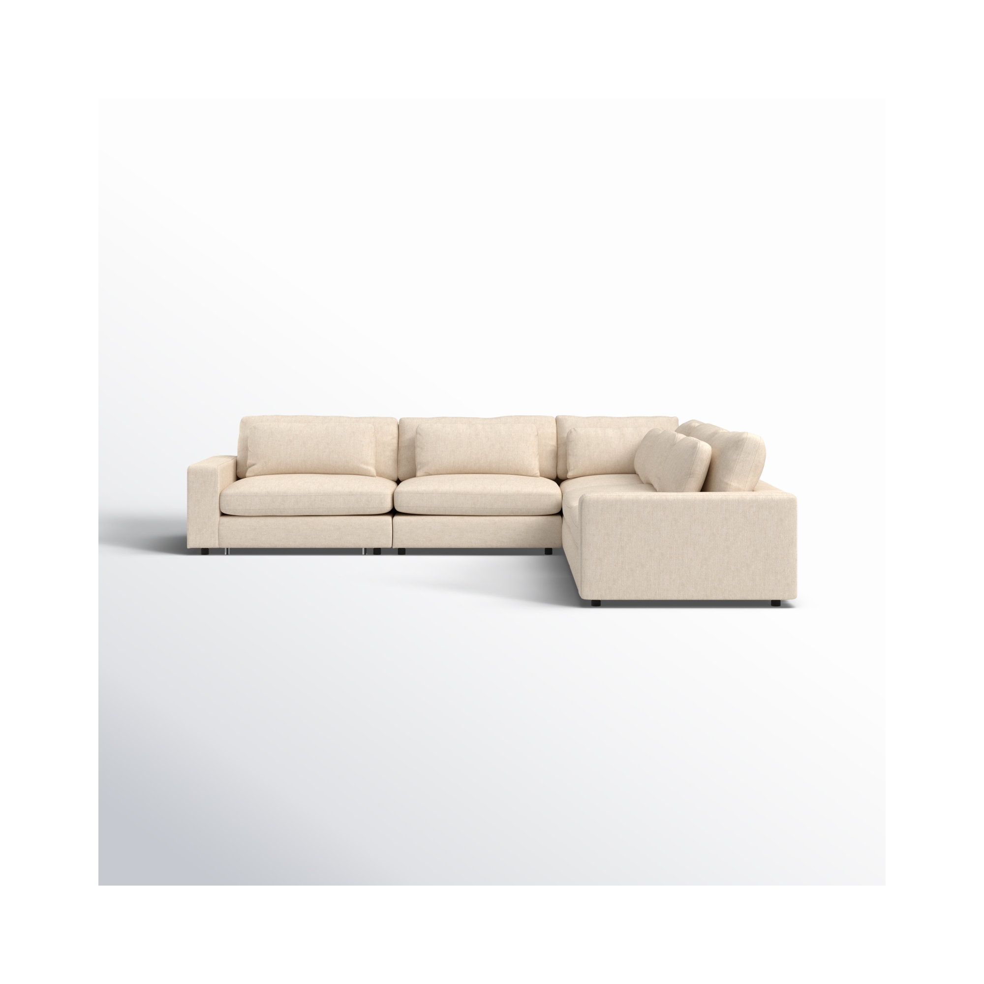 Bloor Upholstered L-Sectional, Essence Natural