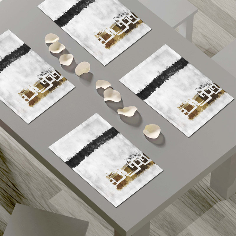 Napperon abstrait en polyester