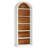 Arched Bookcase,Spacious Display Shelving Unit,Tall Bookshelf-122821564