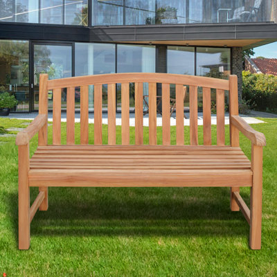 Banc de jardin d’extérieur terrace teck Lydia