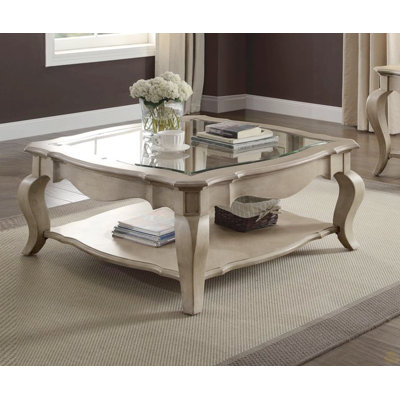 Clear Glass Coffee Table