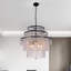 Lustre en cristal 6 niveaux à gradateur
