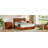 Bed Frame with LED Lights, Modern Wooden Corrugated Curved Lines,Convex Groove Board Design-1987068631-1987068630