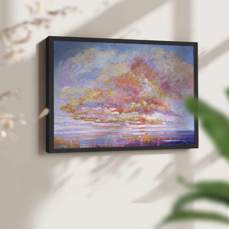 «Blessed Eve II», reproduction encadrée, H 22 po x l 28 po, Noir, noir, noir, noir