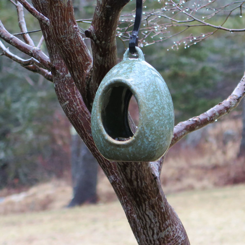 Mangeoire à oiseaux décorative, Vert