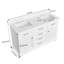 Meuble-lavabo double 60 po