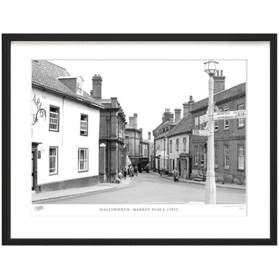 Halesworth, Market Place C1955 by Francis Frith - Single Picture Frame Print