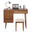 Ensemble coiffeuse 39 "rétro avec miroir DEL