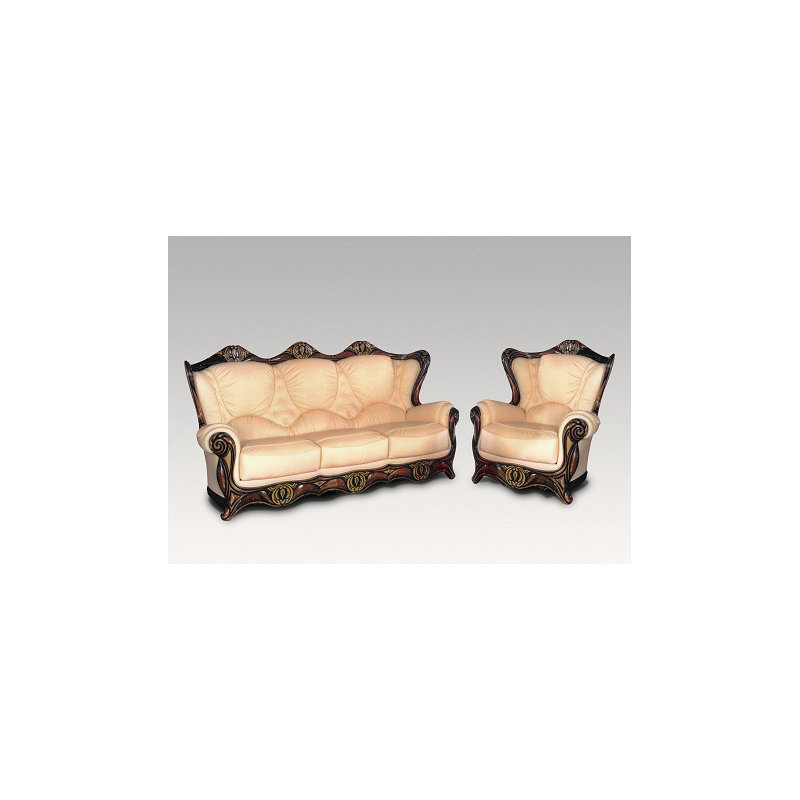 Dodington Faux Leather Sofa, Beige