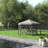 Sunjoy 11x11 ft. Pop Up Gazebo, 2-Tone Portable Canopy/Tent, Outdoor Hexagon Steel Frame Soft Top Gazebo, Mesh Sidewalls and Carry Bagcluded-45721945