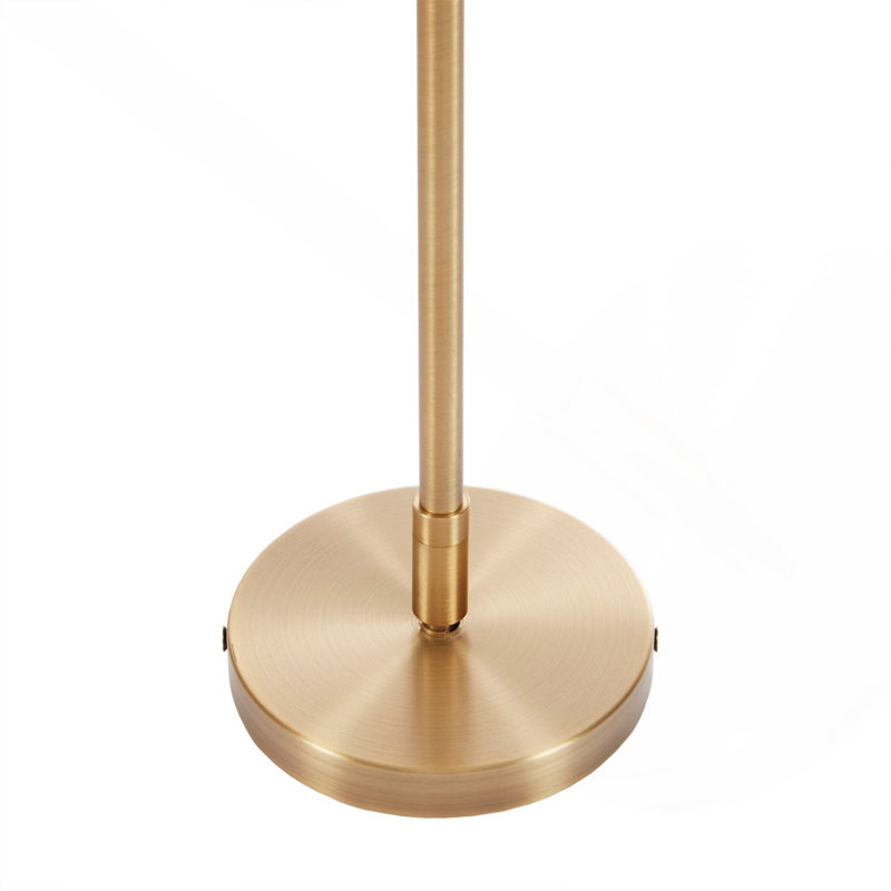 Élégant lustre tambour blanc 5 lumières pour le couloir de la cuisine de la chambre à coucher, Laiton plaqué