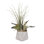 Faux Succulent, Airplant (Tillandsia), Cactus Succulent in Stone Pot