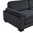 Brinsley 90" Modern Modular Sofa with Corduroy Fabric, Adjustable Armrests & 4 Pillows-213171290