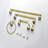Gold 6 - Piece Bathroom Hardware Set-92901991
