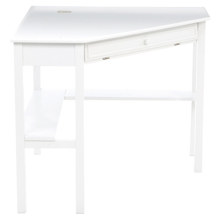 Corner desk, Blanc
