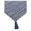 Azizi Striped Hand Woven Cotton Blue Rug-416698369