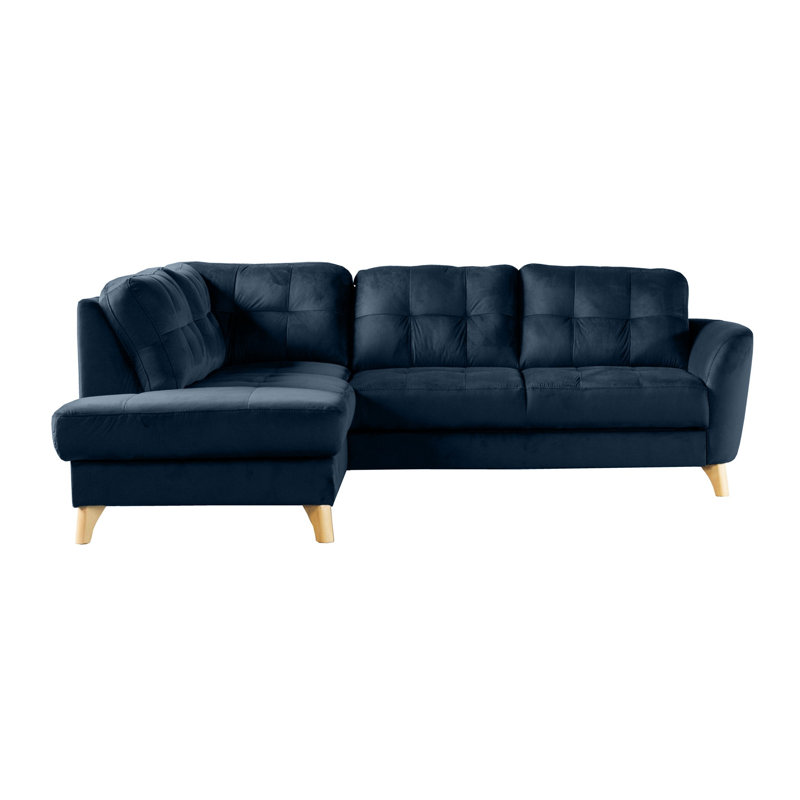 Hunnewell Sleeper Corner Sofa, Left Hand Facing, Navy