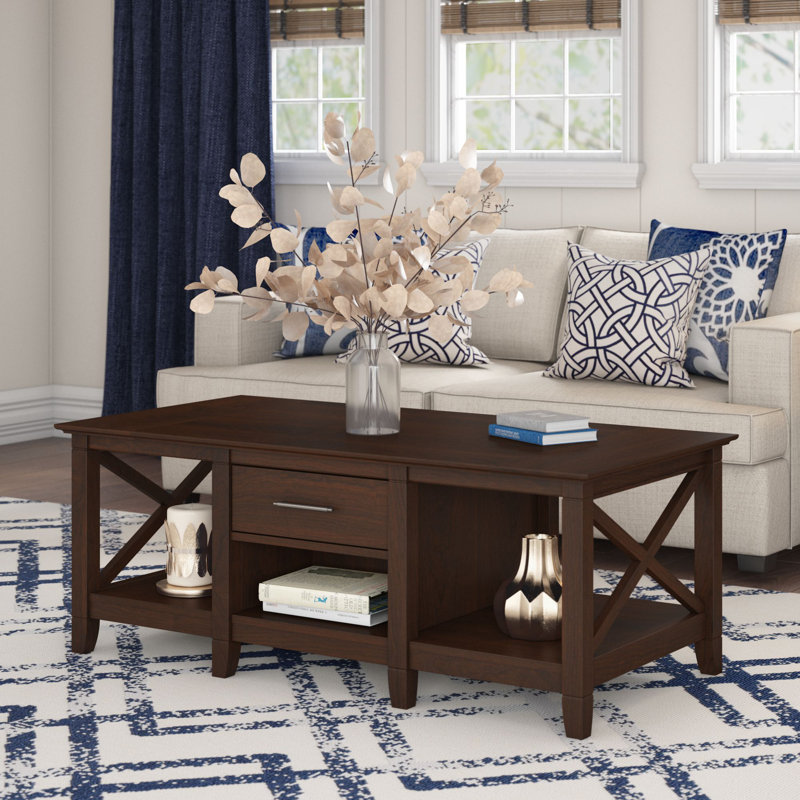 Huckins Single Coffee Table, Bing Cherry