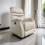 Fauteuil inclinable électrique en velours-816931288