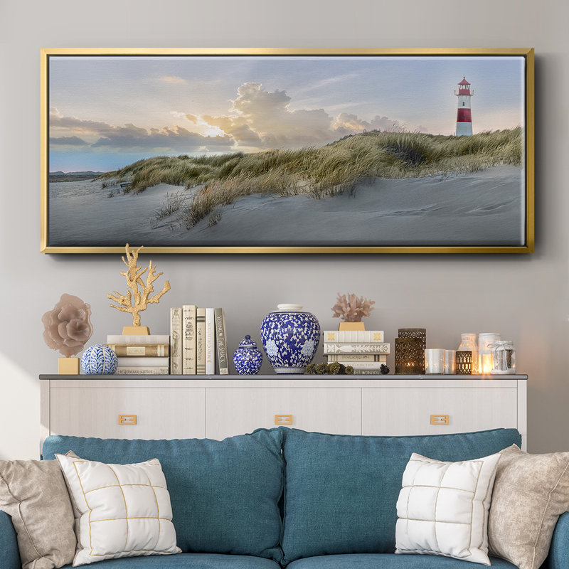 The Guardian- Framed Canvas, 12" H x 30" W
