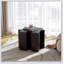 Ensemble de 3 tables de casse-tête artistiques, tables d'appoint modulaires MGO à emboîtement pour une utilisation intérieure et extérieure, capacité de 200 lb-385128087