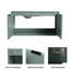 Meuble-lavabo simple avec plateau 35,8 Klairissa