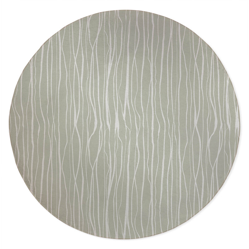 Legions Non-Slip Outdoor Rug, Round 5'