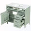 Meuble-lavabo autoportant avec tiroirs et tablette-823439218
