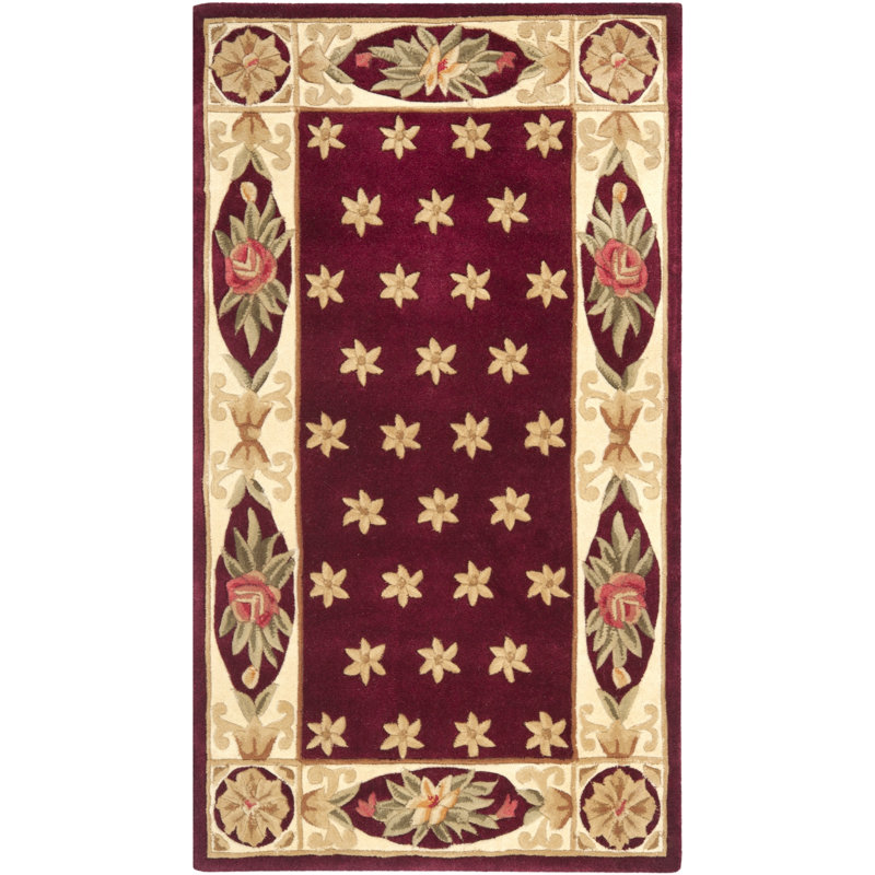Tapis en laine touffeté à la main Lenora, Rectangle de 5 pi x 8 pi