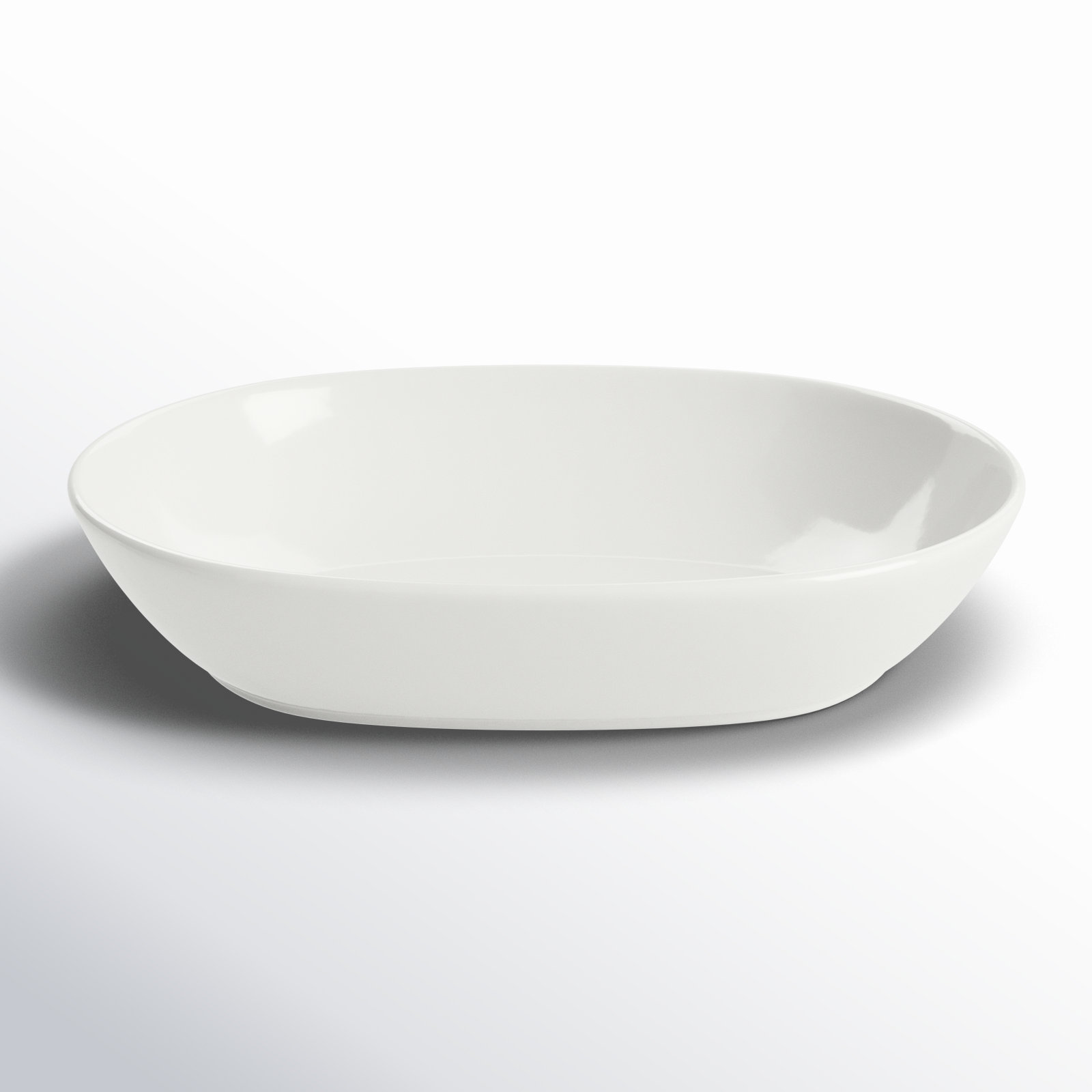 Birch Lane™ Max Oval Serve Bowl, 14.25-Inch, White & Reviews | Wayfair