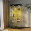 Vitrine moderne en verre avec lumières DEL