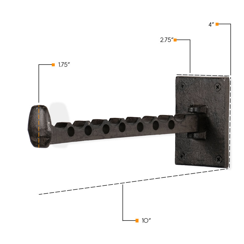 Adjustable Wall Mounted Clothing Racks