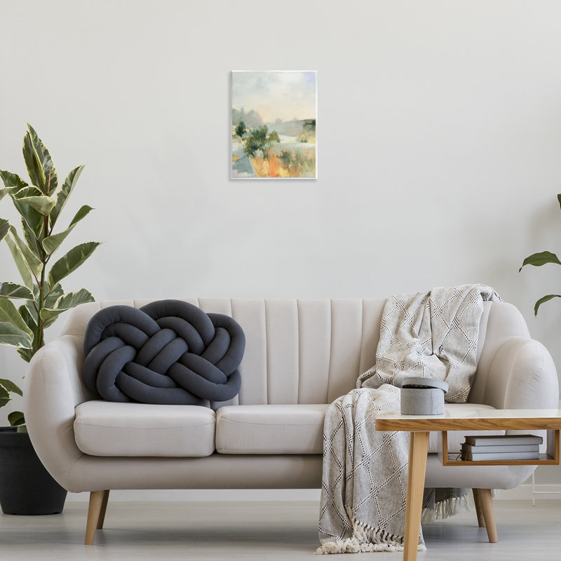  Le long du chemin, art mural sur bois par Julia Purinton
