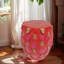 Oversized Resin Dragon Fruit Stool