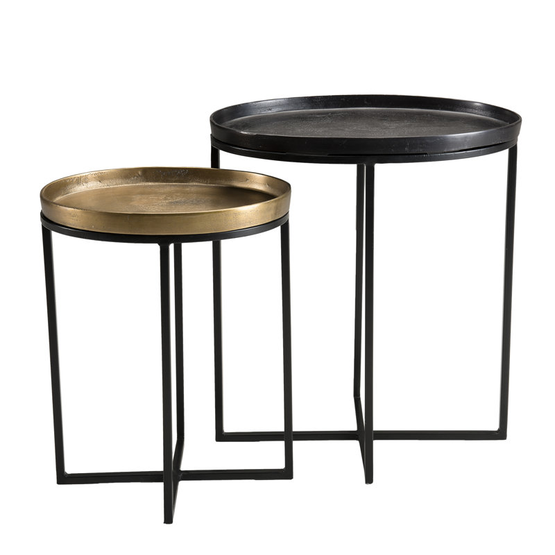 Braeden Tray Top Cross Legs Nesting Tables