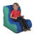 School Age High Back Lounger - Blue/Green