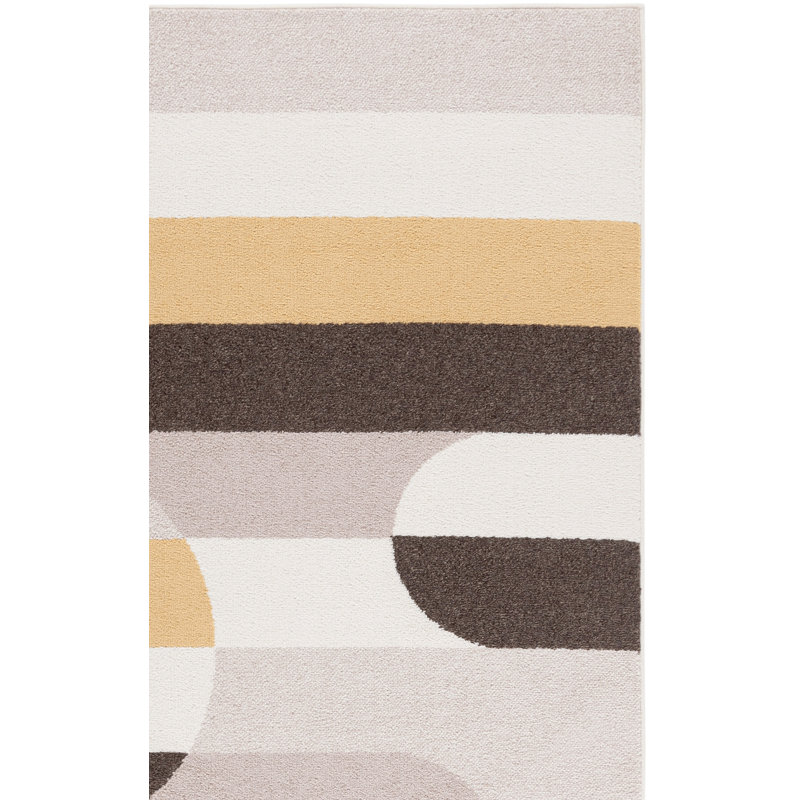 Tapis abstrait Makai Performance, Tapis de couloir 2 pi 1 po x 8 pi