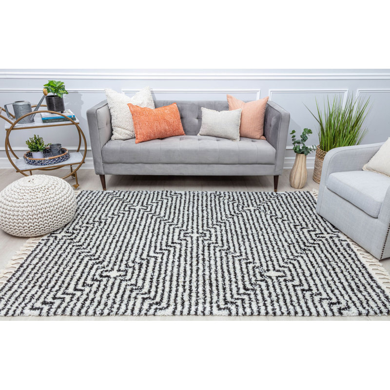 Colletti Bennett Modern Night Odyssey Area Rug, Runner 2'6" x 8'