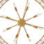 Simone 8 - Light Steel Dimmable Drum Chandelier