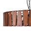 Lustre tambour en bois 6 lumières Treville 