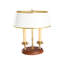 Lampe de table à deux bougies 15"