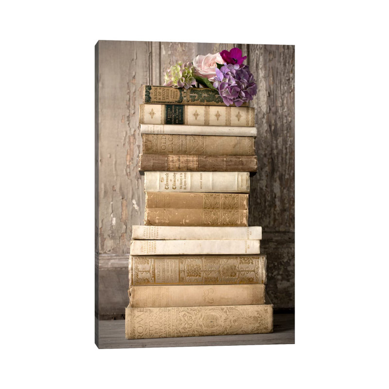 Books II by Symposium Design - Wrapped Canvas Print, 66.04 cm H x 45.72 cm W x 1.91 cm D