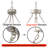 Madalyn 12 - Light Candle Style Wagon Wheel Chandelier-224930487