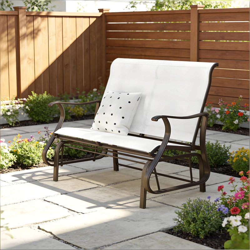 Banc oscillant d'extérieur, fauteuil pour 2 personnes