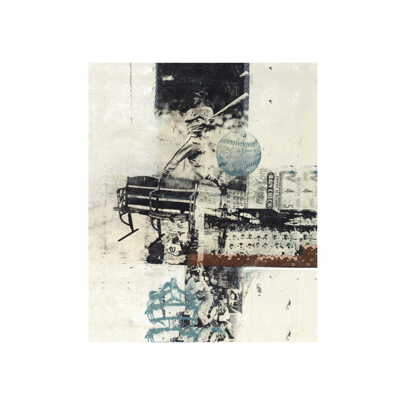 Stadium A Print, Glass Coat, 44" H x 36" W x 1.5" D