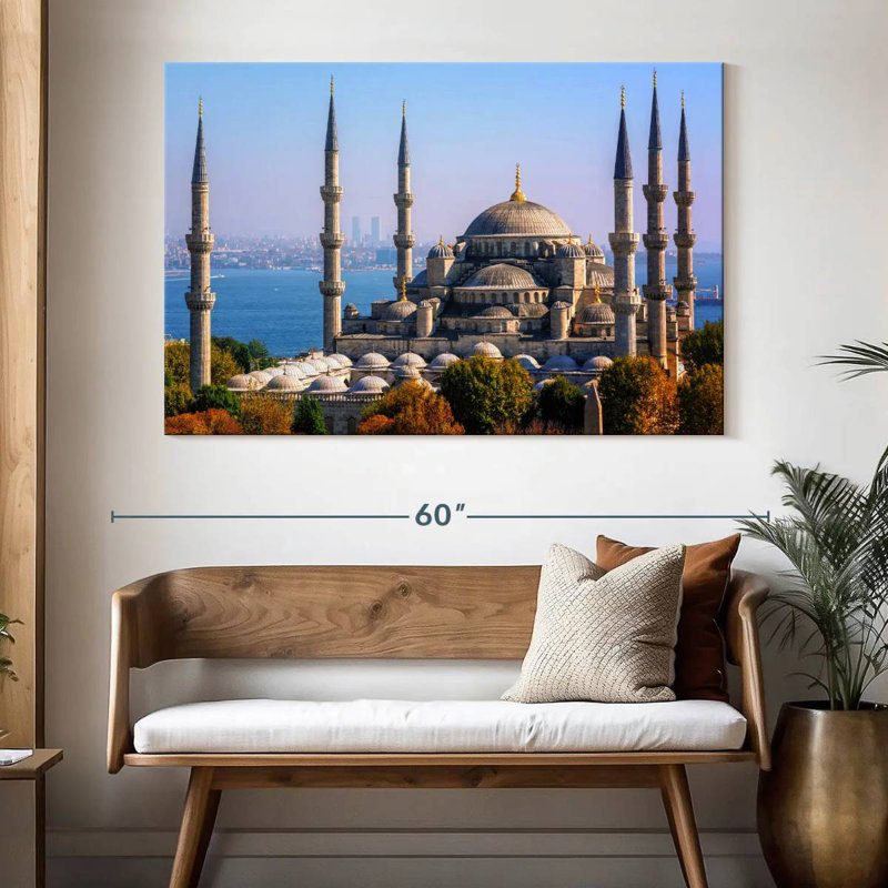 Kavia Sultan Ahmed Mosque, 34" H x 51" W